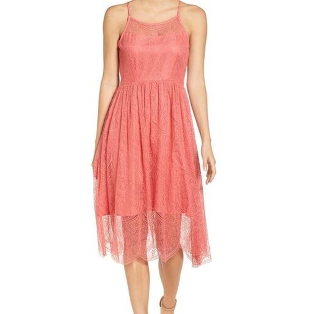 Cupcakes & Cashmere NWT Sz 6 Fit Flare Dress Pink